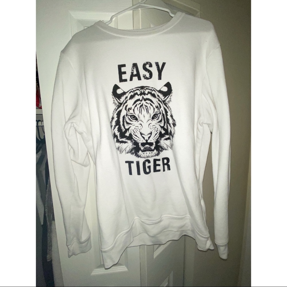 White tiger sweatshirt